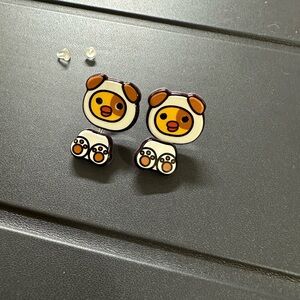 Cute Panda Bear Earrings